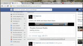 Facebook LIVE radio player for Peoples Internet Radio [upl. by Jecoa648]