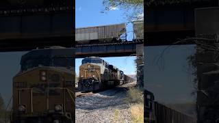 Over amp Under Trains CSX amp Norfolk Southern Railroad In Kenova West Virginia JawTooth Shorts [upl. by Johnsson]