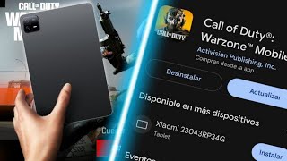 Warzone Mobile Roto en la Xiaomi Pad 6 tras la actualización temporada 1 recargada [upl. by Mayeda328]