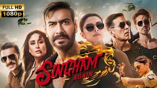 Singham Again Full Movie  Ajay Devgan  Akshay  Ranveer Singh  Deepika  Kareena  Facts amp Story [upl. by Ibrek414]