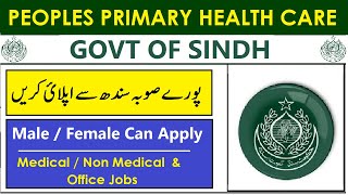 PPHI Sindh Jobs 2024  PPHI sindh jobs 2024 online apply  Social Circle [upl. by Ardnohsal]