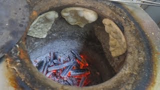 🥖🥖 Making of Naan Bread in Tandoor Oven 🍞 [upl. by Rohpotsirhc774]