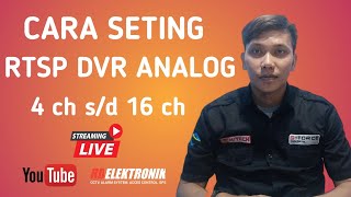 RTSP DVR HIKVISION untuk live streaming di youtube dengan obsstudio part 2 [upl. by Imij718]