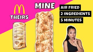 I made a 2 INGREDIENT McDonald’s Apple Pie At Home [upl. by Eanram609]