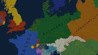 Forming Kaiserreich as Brandenburg in Age of History 3 [upl. by Allin]