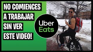 Como trabajar en uber 💰  Uber eats bicicleta 🚴  Ubereats como funciona 😵 [upl. by Alded338]