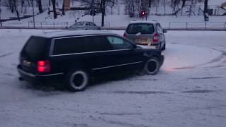 VW Passat B55 28 v6 4motion Winter fun HD [upl. by Htebazil]