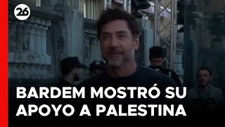 🚨 JAVIER BARDEM quotISRAEL está cometiendo CRÍMENES contra la HUMANIDAD en Gazaquot [upl. by Neva642]