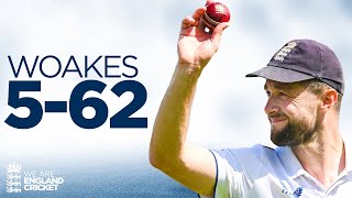 562  Chris Woakes Takes His First Ashes FiveWicket Haul  England v Australia [upl. by Aibos216]