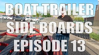 Boat Trailer Side Board Replacement  Ep 13 [upl. by Aivilys351]