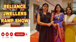 RELIANCE JWELLERS RAMP SHOW  JWELLERY PROMOTION  FASHION SHOW youtube relience fashion [upl. by Nevs]