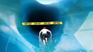 he couldn’t escape the BANNED water slide [upl. by Mcdermott]