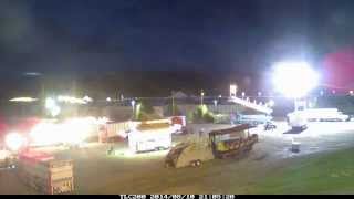 Greene County Fair 2014  Time Lapse of Midway Setup [upl. by Melburn]