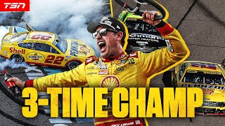 JOEY LOGANO WINS HIS 3RD NASCAR CUP SERIES CHAMPIONSHIP [upl. by Enileuqcaj84]