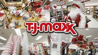 TJ Maxx SO MUCH NEW CHRISTMAS Shop with me [upl. by Nivla]