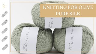 Knitting For Olive Pure Silk Yarn Review [upl. by Eerot]