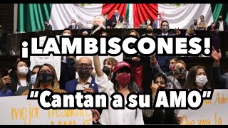 La VERGÜENZA nacional DIPUTADOS LAMBISCONES de la 4T le cantan a su quotAMO OBRADORquot las mañanitas [upl. by Armelda]