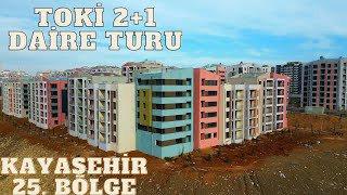 Toki’nin Yeni Projesinde 21 Daire Turu Kayaşehir 25 Bölge 50000 Konut Başakşehir Emlak [upl. by Snapp552]