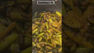 Dondakaya fry Dondakaya Vepudu [upl. by Onairam]