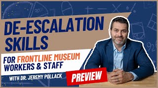 Deescalation Training for Museum Staff  Online Course Preview  Dr P [upl. by Becka]