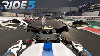 Ride 5  FB MONDIAL PIEGA 2001  Magny Cours Grand Prix Circuit Race replay [upl. by Akinehs595]