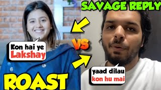 Anjali Arora Roast Lakshay Choudhary 😱 Lakshay Choudhary reply to anjali aroraanjali arora podcast [upl. by Can]