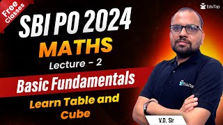 Basic Fundamental Maths for SBI PO 2024  Maths Syllabus Preparation for SBI PO  EduTap Classes [upl. by Fritz]