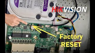 Hikvision NVR Password Reset  How to Reset Hikvision NVRDVR Password to default setting 2024 [upl. by Flossy]