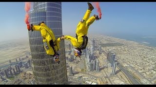 Burj Khalifa Pinnacle BASE Jump  4K [upl. by Gladi]