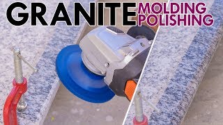 Granite Molding amp Polishing Process At Home  Make it Simple DIY [upl. by Broddie]