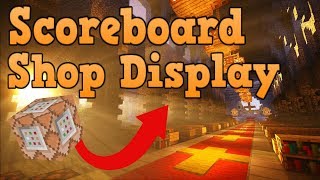 Minecraft Scoreboard Shop Command Bedrock Edition [upl. by Adnylam]