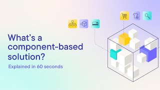 Explained in 60 seconds Componentbased solution [upl. by Ahsats]