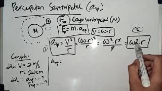 Rumus Percepatan dan Gaya Sentripetal [upl. by Thaxter]