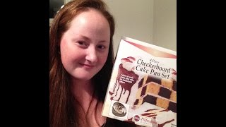 Review of Checkerboard Cake Pan Set [upl. by Initsed842]