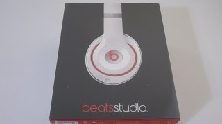 First Look NEW Redesigned Beats Studio v2 in WHITE unboxing [upl. by Bloom68]