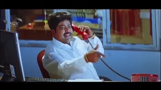 Prajwal Devaraj meets lawyer Raju Talikoti Comedy  Saval Kannada Movie  Kannada Comedy Scene [upl. by Alyakam]