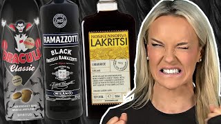 Irish People Try The Worst Licorice Alcohols [upl. by Ecirtnahs]