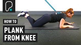 How To Plank From Knee Modified Plank [upl. by Akire]