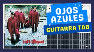 🎵 CÓMO TOCAR OJOS AZULES en GUITARRA Melodía  Tablatura FÁCIL  TUTORIAL 🎸🎼 [upl. by Ala]