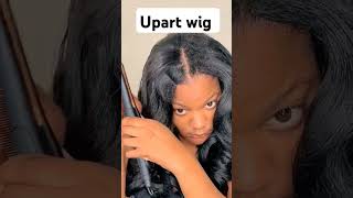 Upart wig with type 4 hair 😍 naturalhair upartwigs hairstyles [upl. by Titania254]