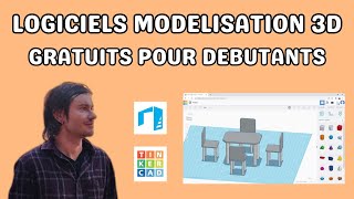 Logiciels modélisation 3D gratuits pour débutants [upl. by Hynda]