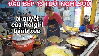 CÔ BA BÁNH XÈO TIỀN GIANG TIÊT LỘ BÍ QUYẾT ĐẦU BÊP 13 TUỔI NGHỈ SỚM [upl. by Iover]