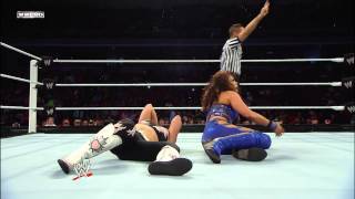 Natalya vs Tamina Snuka WWE Superstars April 19 2013 [upl. by Adilem]