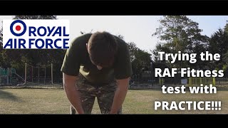 GYM LAD attempts RAF fitness test with no practice must watch [upl. by Anem]