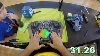 4x4x4 Avg 3125 Final Round Rubiks Italian Championship 2024 [upl. by Demetre497]