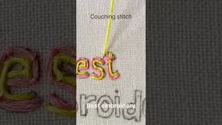 How to stitch letter t [upl. by Edmond354]