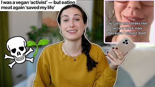 Is Veganism Dangerous Re TikToker quotAlmost Diedquot on Vegan Diet [upl. by Ahtelat]