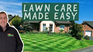 5 SIMPLE steps to a PERFECT lawn  lawn care for beginners [upl. by Weiner]