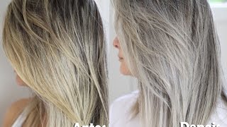 Como desamarelar o cabelo loiro  Cabelo Platinado  Resenha Specialist Blond Amend [upl. by Ariahay]