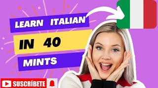 Learn Italian🇮🇹 In 40 Mints learnitalian [upl. by Llertak524]